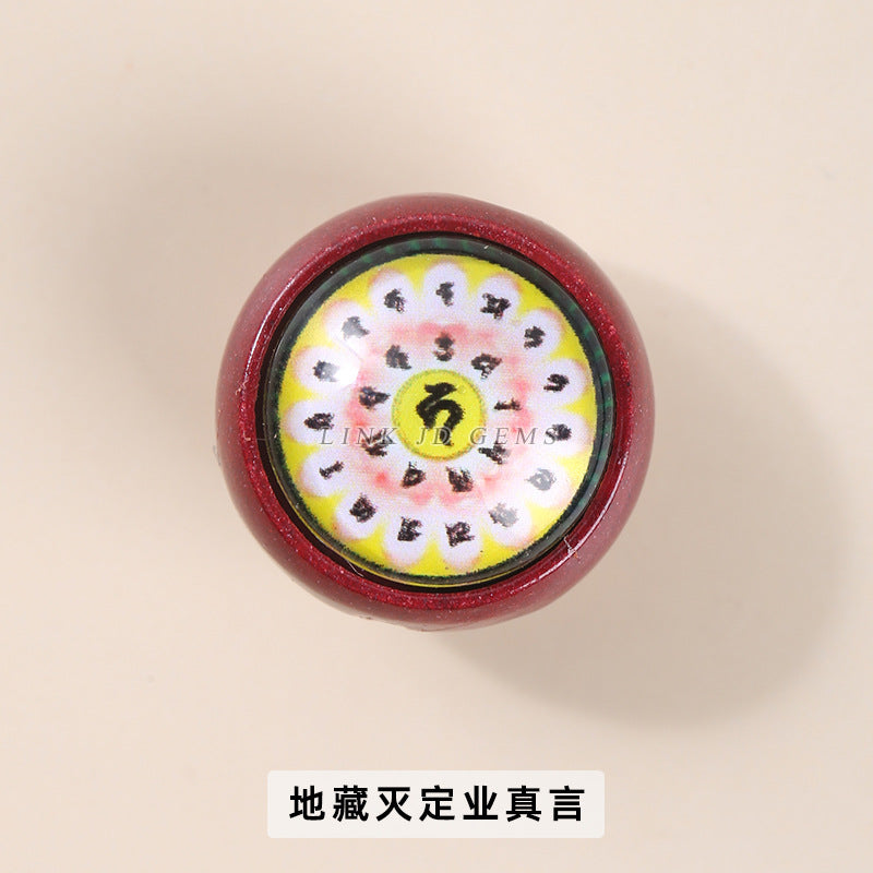 97% high content purple gold sand thangka beads