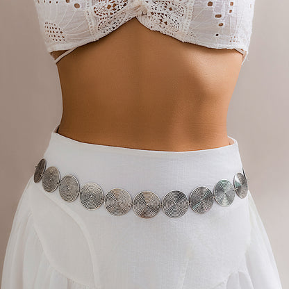 Threaded Hip Hop Punk Waist Chain Jewelry