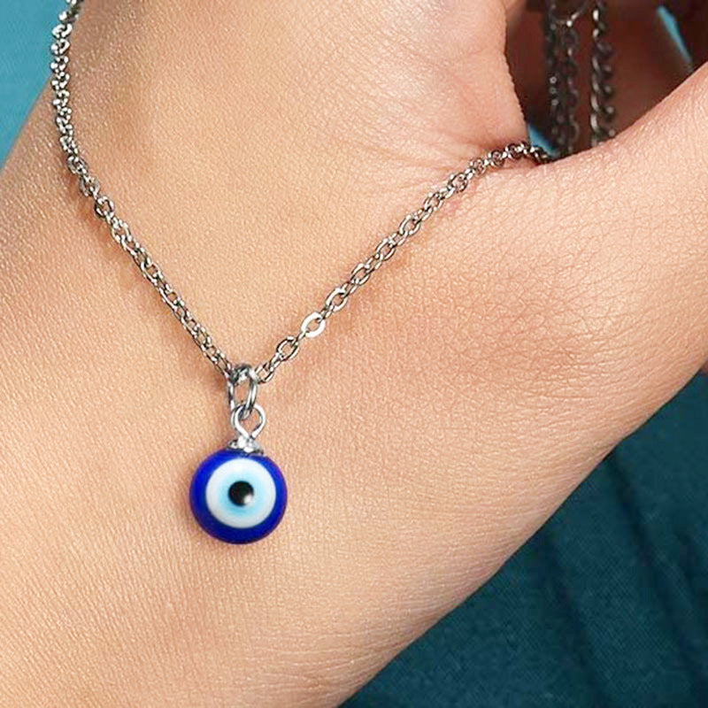 Blue Eye Guardian Pendant Necklace