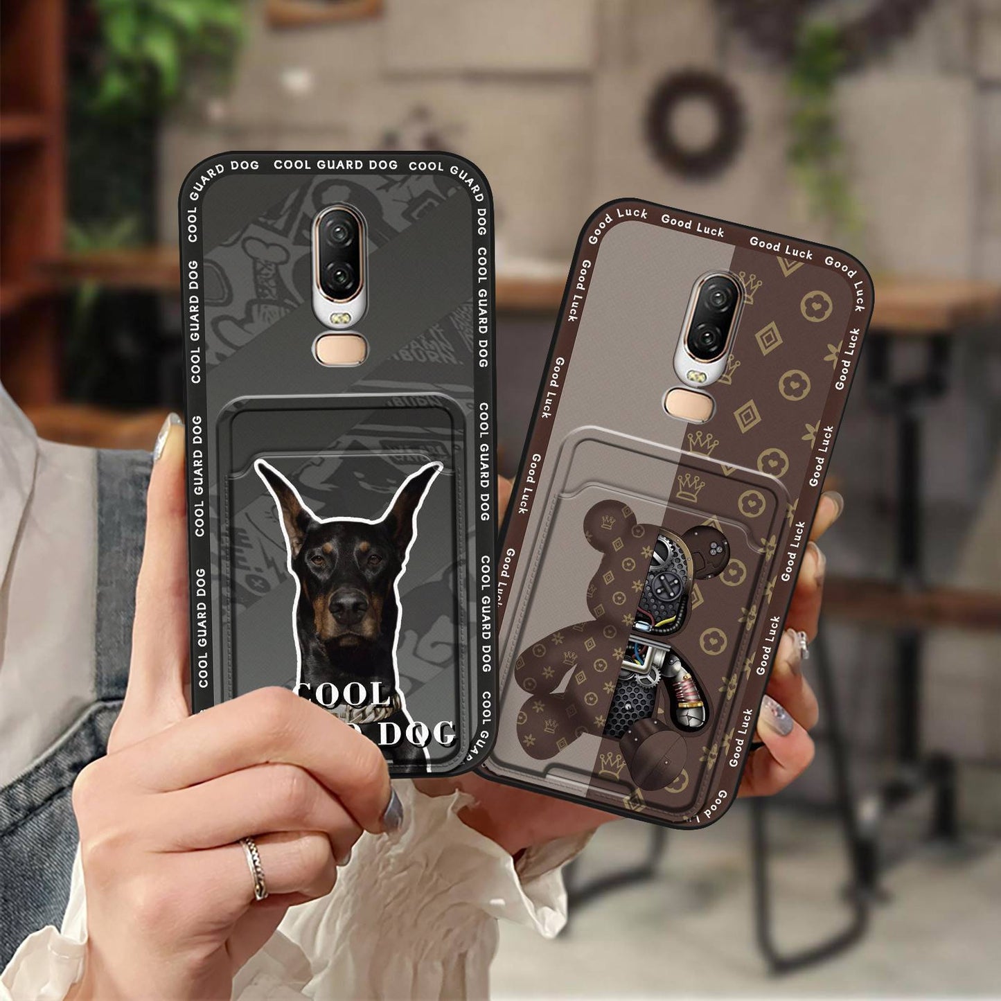 OnePlus Youth Silicone Cute Pet Graffiti Soft Case