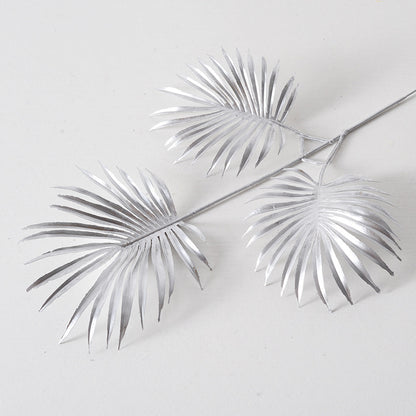 Silver flower arrangement artificial flowers