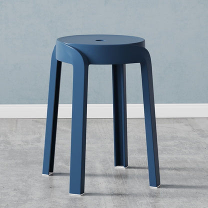 Thick Plastic Stool Stackable Home