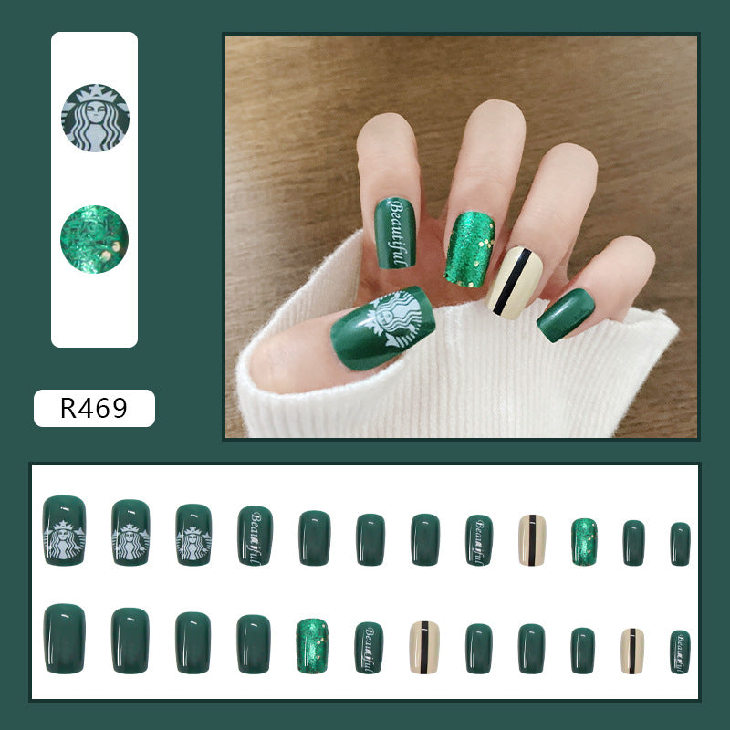 Fresh Nail Stickers Wearable Waterproof Premium