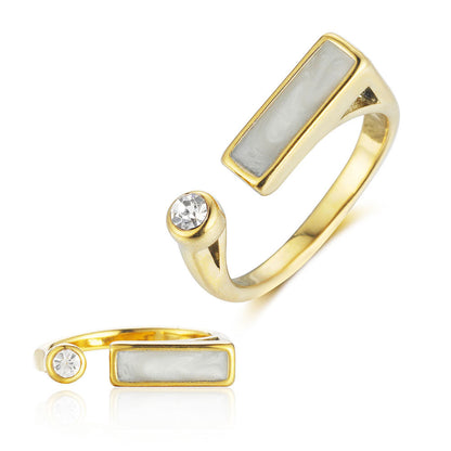 Dripping star love peach heart titanium steel ring