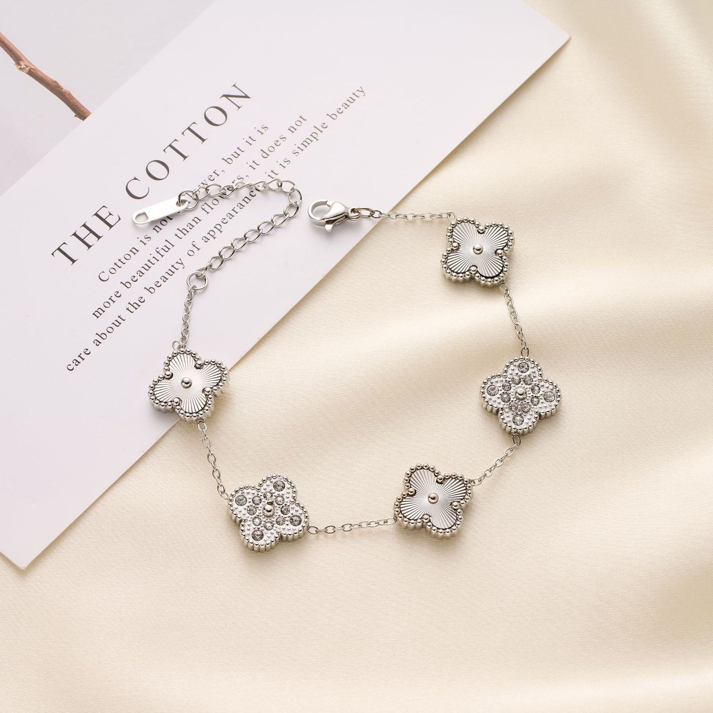 Four-Leaf Clover Jewelry Set