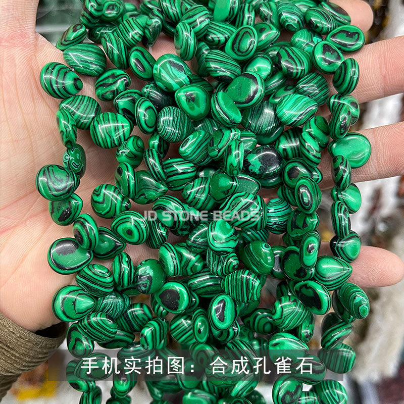 Crystal agate water drop beads loose beads