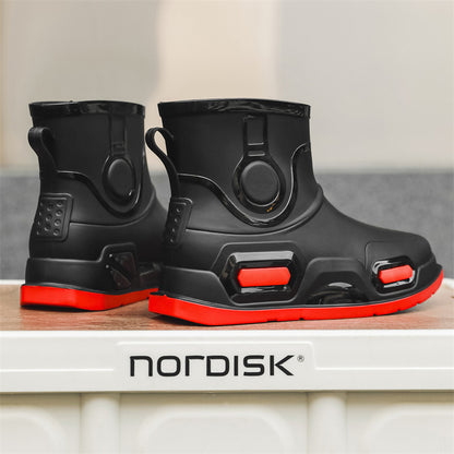 Rain shoes men wear versatile waterproof