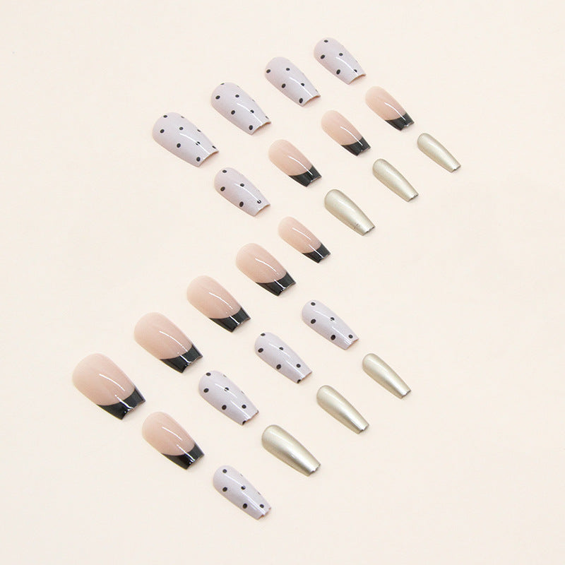 Short Ballet French Magic Pink Nails