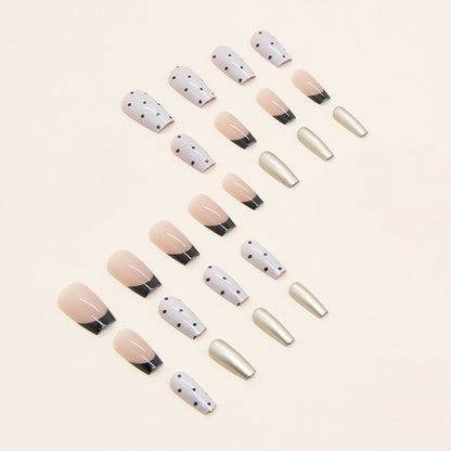 Short Ballet French Magic Pink Nails
