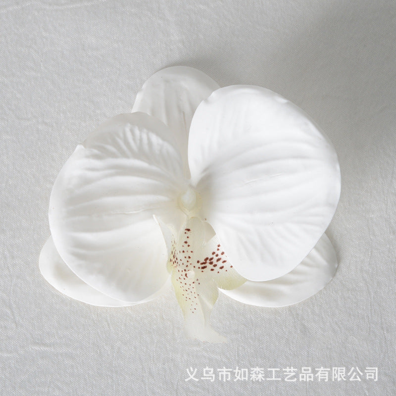 Cabeza de flor de orquídea mariposa de laminación 3D de simulación 