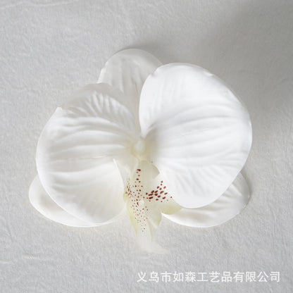 Cabeza de flor de orquídea mariposa de laminación 3D de simulación 