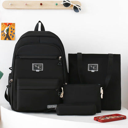 4-piece school bag fashion backpack