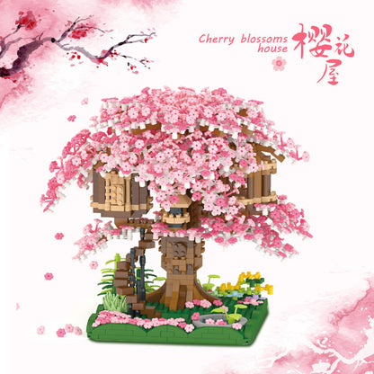 Unico X605 Cherry Blossom Tree Diamond Micro Building Blocks, Gift for Girls