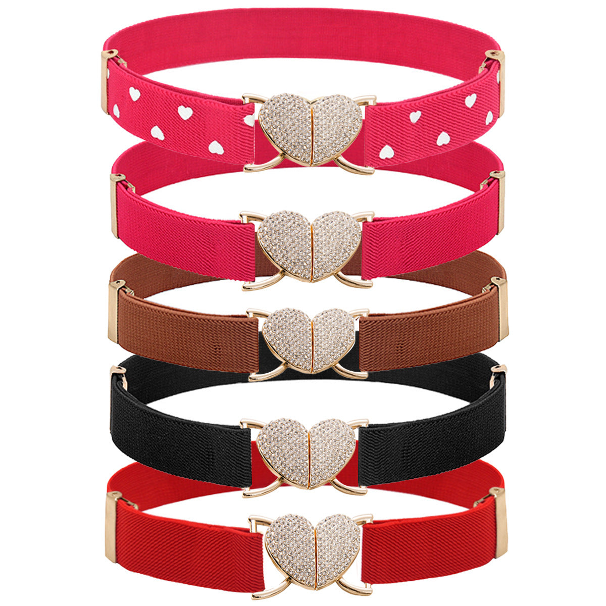 Crystal rhinestone belt woman