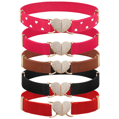 Crystal rhinestone belt woman