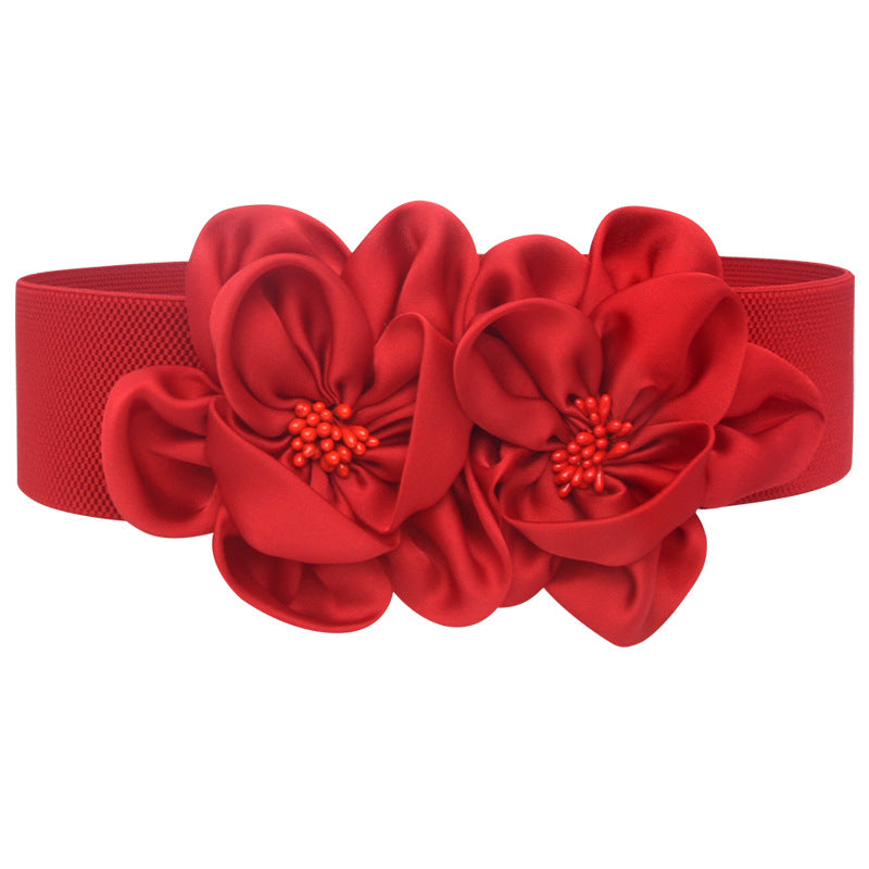 Elastic bow wide waist seal