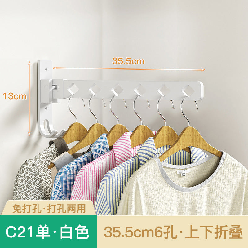 Folding Telescopic Clothes Rack