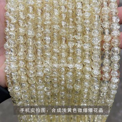 Exploding beads Loose beads Synthetic popping crystal beads