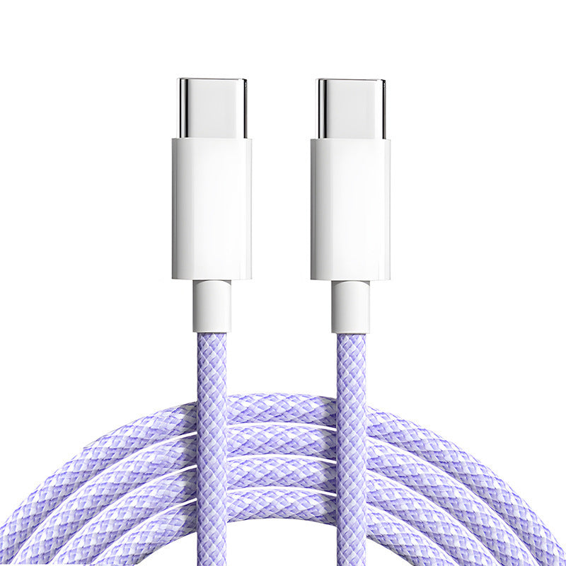 Cable de carga rápida dual tipo C PD de 60 W 