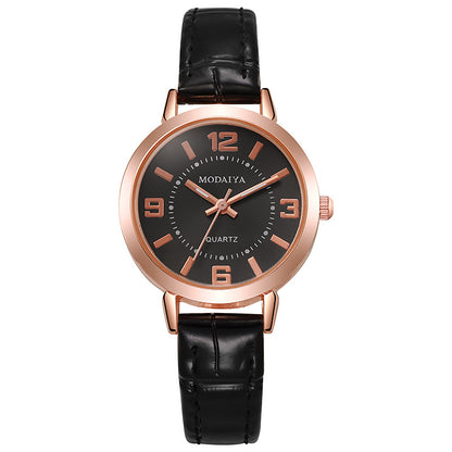 Reloj minimalista luminoso popular para mujer con transmisión en vivo 