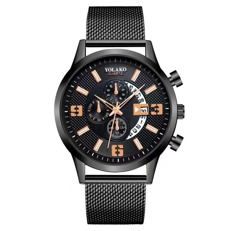Fashion Big Digital Calendar Men's Watch