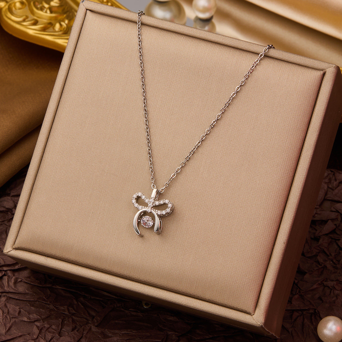 Women's Titanium Steel Clavicle Necklace — Summer Fashion