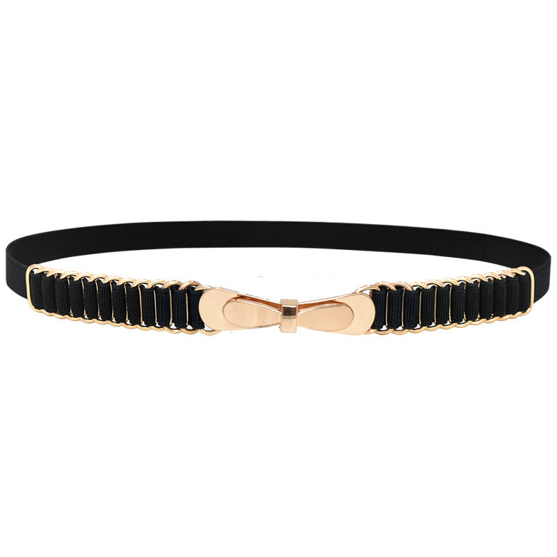 Elastic belt women's fine decoration trend