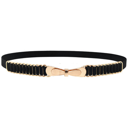 Elastic belt women's fine decoration trend