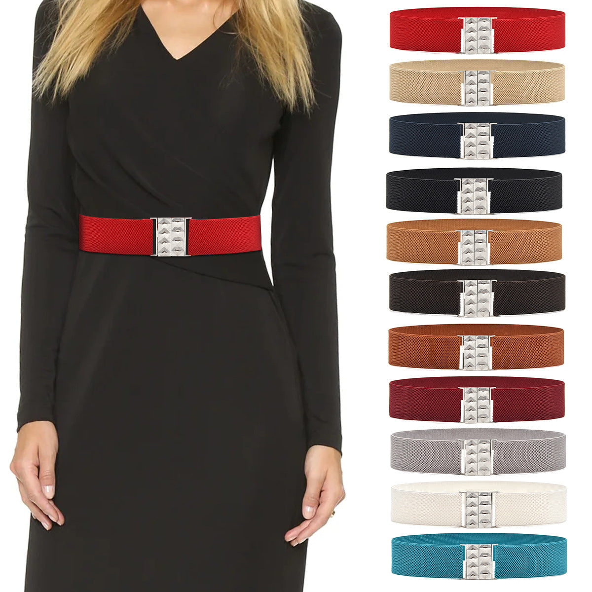 Fashion elastic wide belt, Korean version