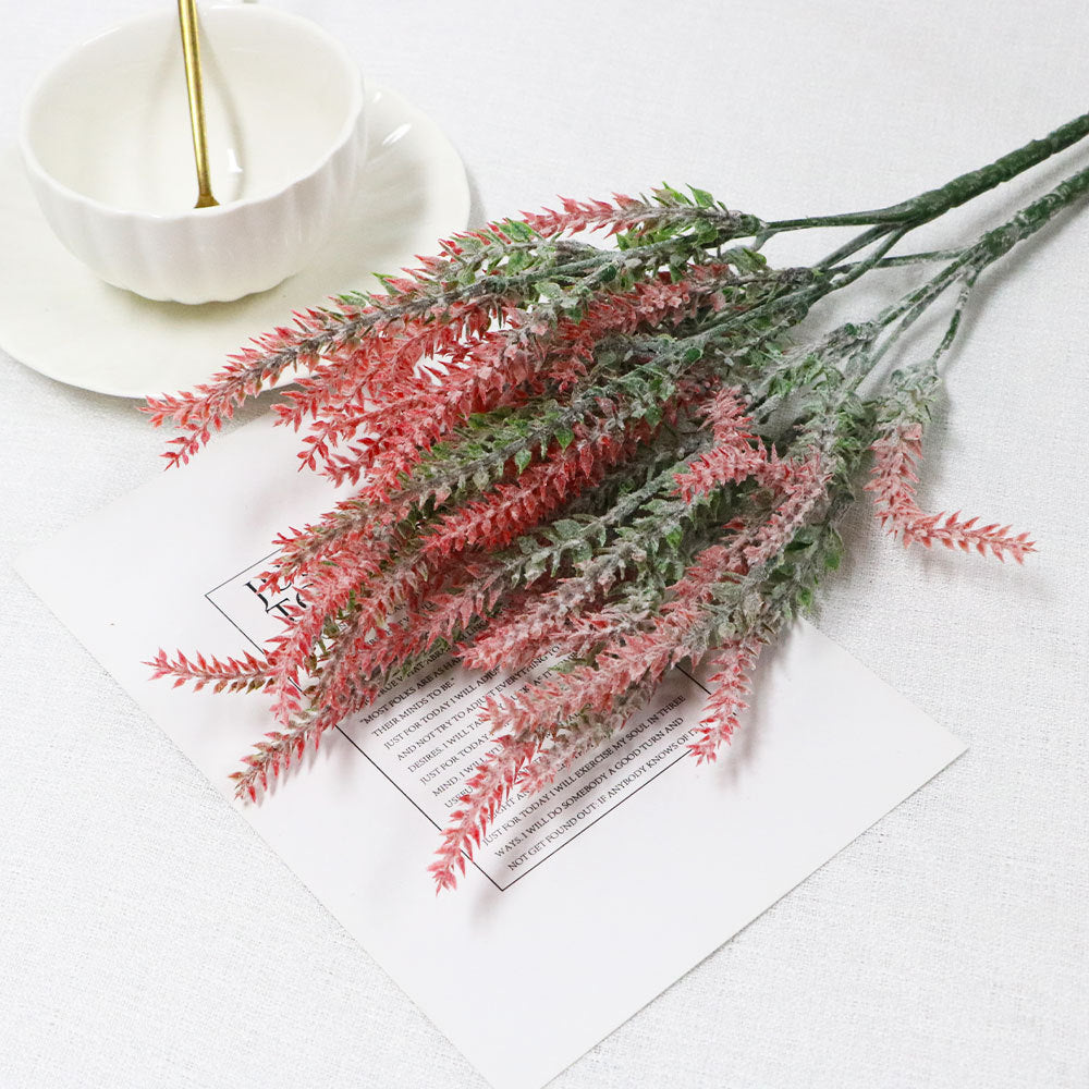 Simulation flower 5 fork lavender flocking fake plant