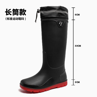 Rain shoes men's non-slip, wear-resistant and waterproof