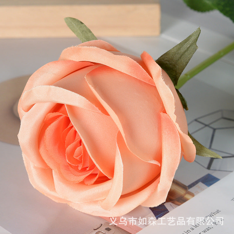 Simulation Royal Rose Silk Fabric Artificial Flower