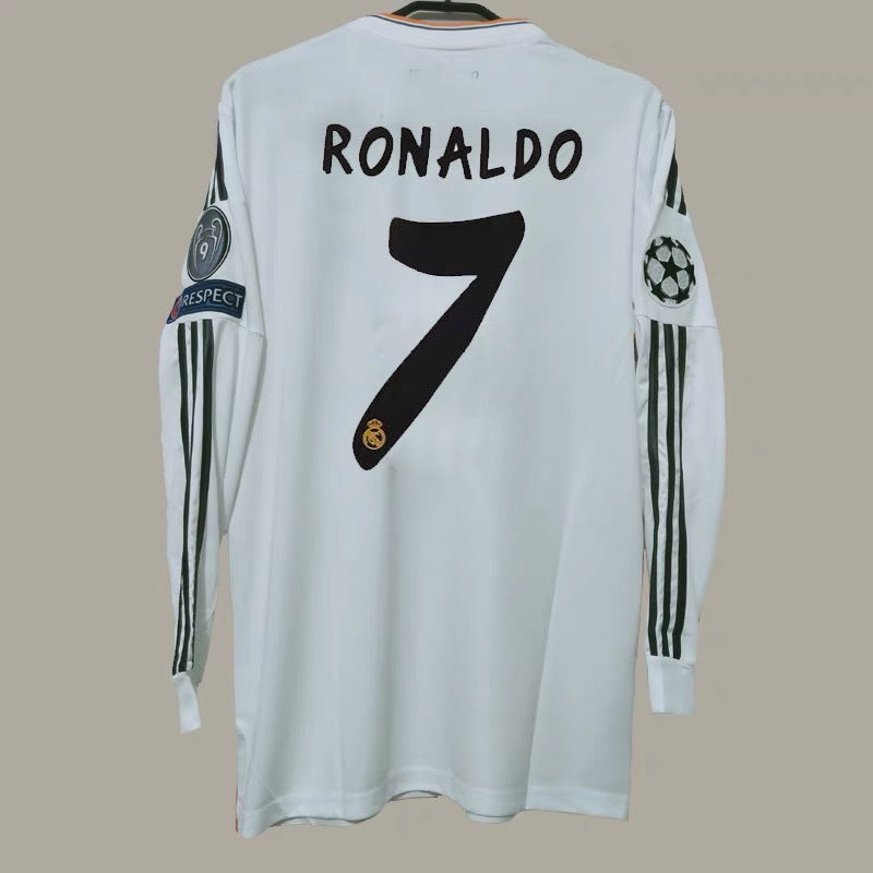 13-14 Real Madrid Home 7 Ronaldo Short Sleeve Retro Jersey