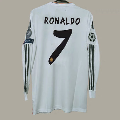 13-14 Real Madrid Home 7 Ronaldo Short Sleeve Retro Jersey