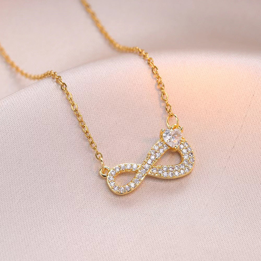 Chic Minimalist Sweetheart Necklace, Western Style Bestseller