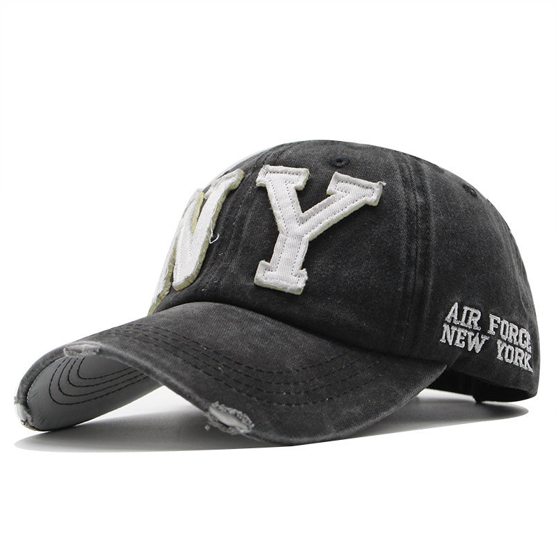 Gorra de béisbol lavada en primavera 