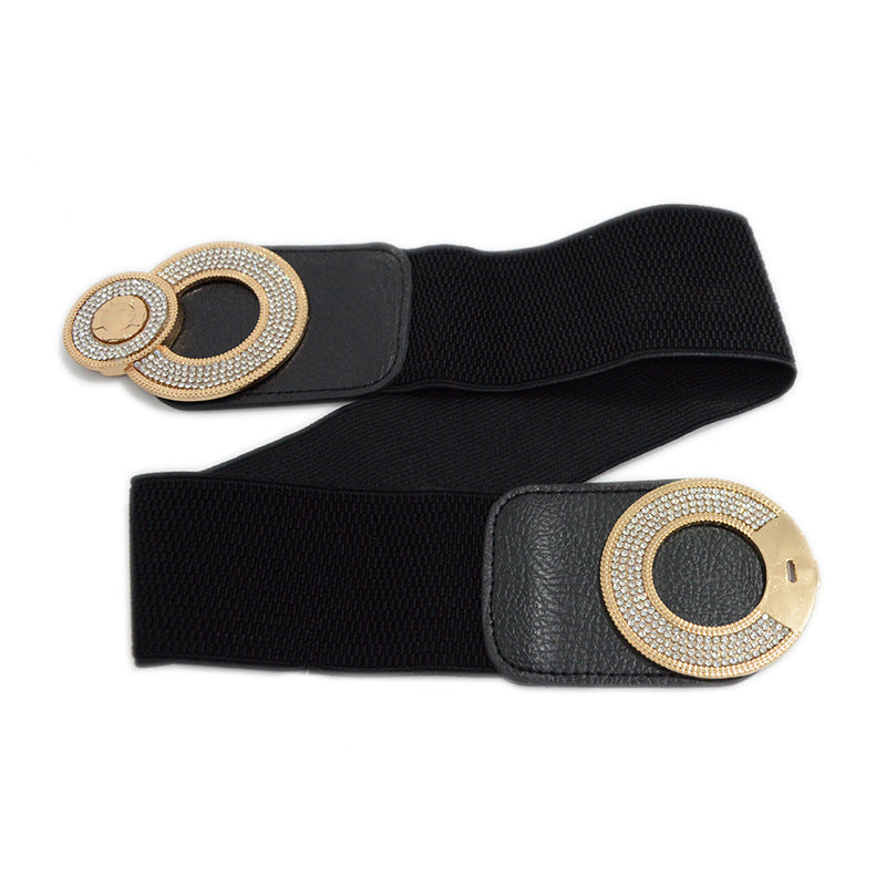 Belt Casual Decoration Metal Rhinestones