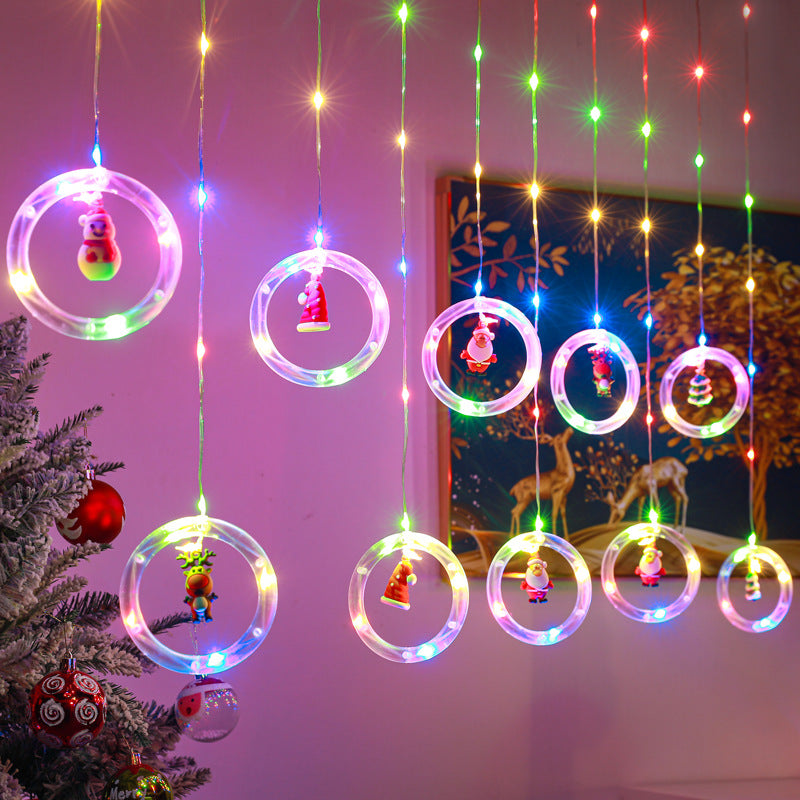 Christmas decoration store LED string lights star lights