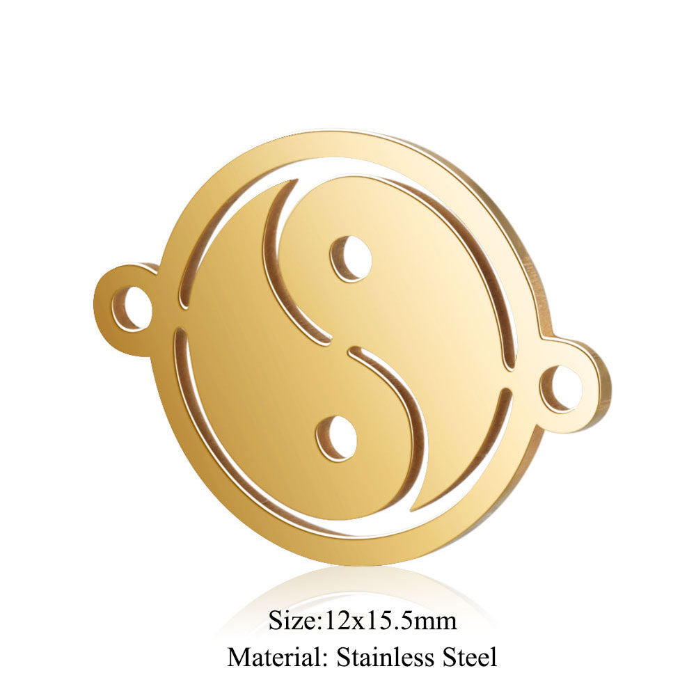 5 pcs/titanium steel jewelry connecting accessories