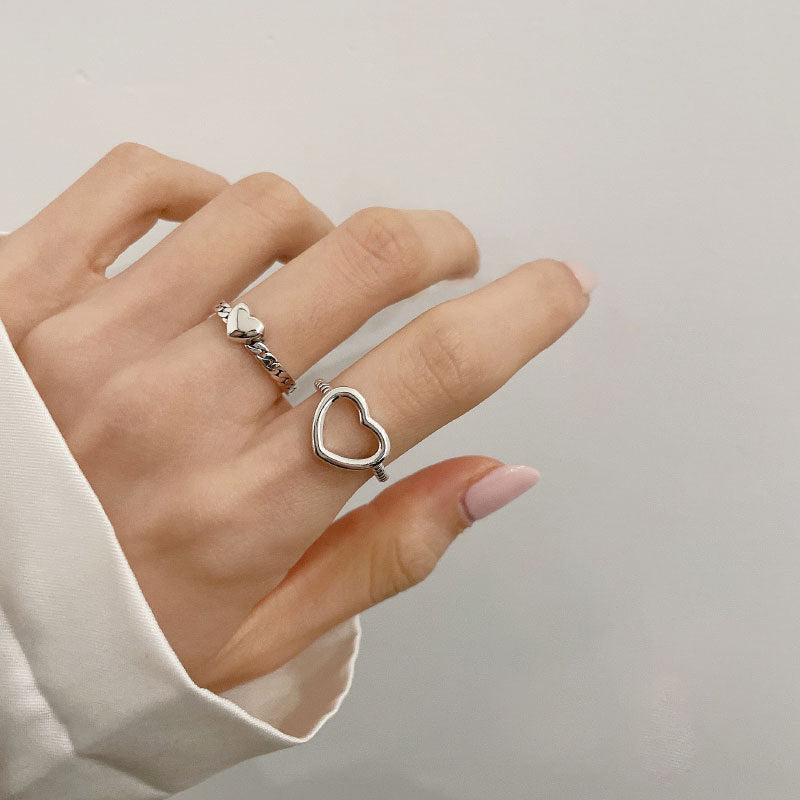 Simple Couple Love Rings