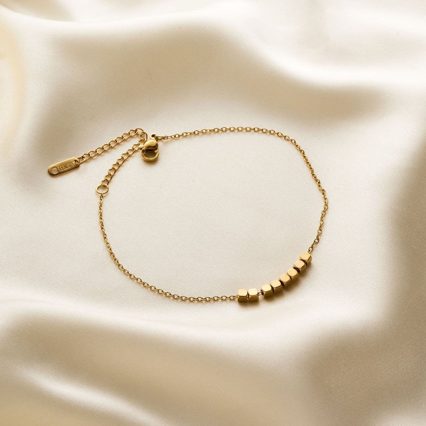 Titanium Steel 18K Gold Ankle Chain