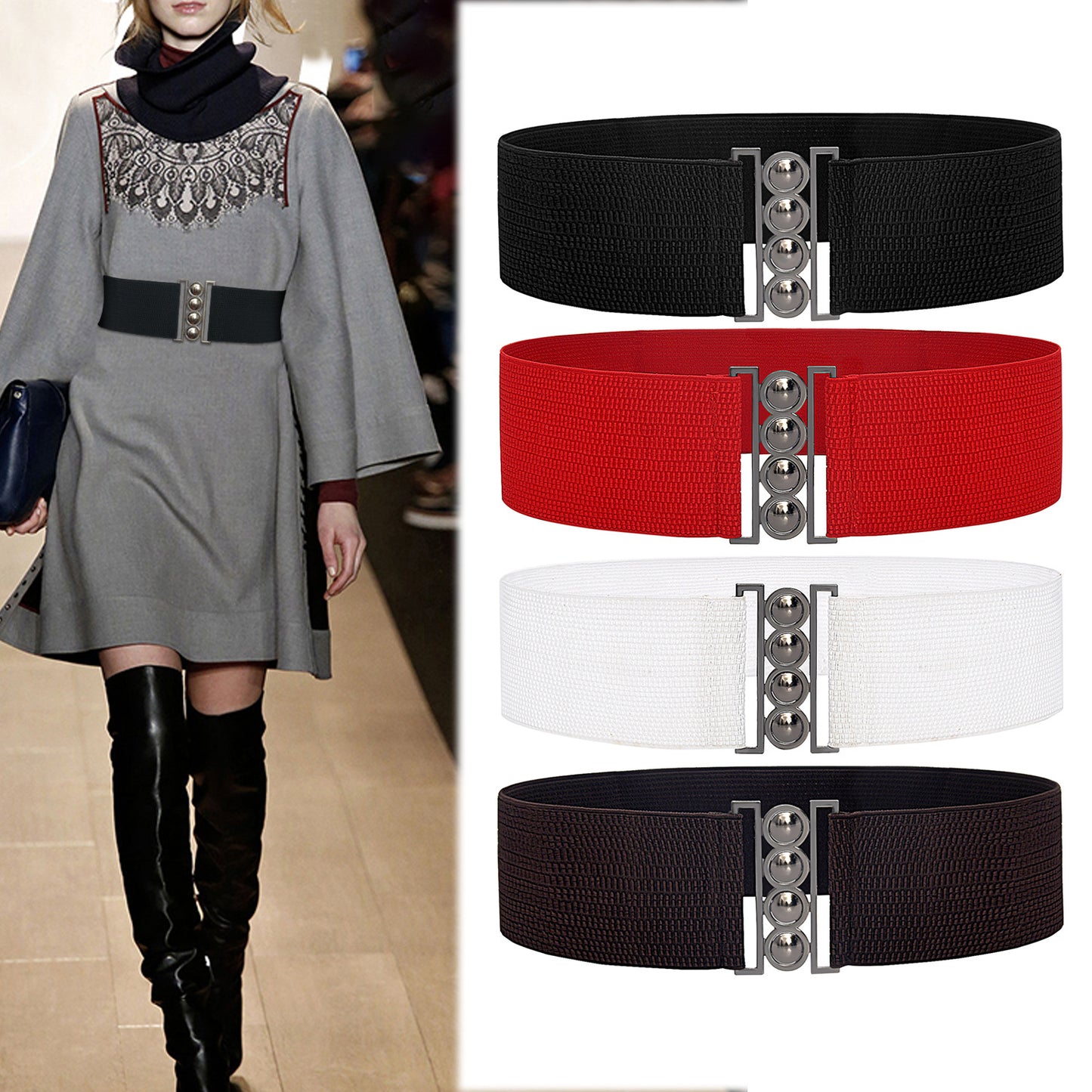 Elastic elastic waist seal female