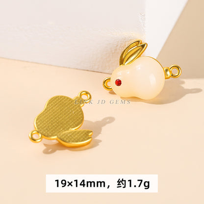 Ancient gold bell lotus abacus pendant