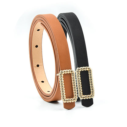 Small Black Retro Belt