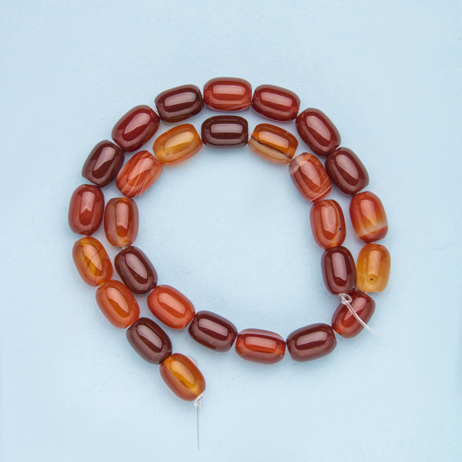 Contas de arroz ovais de cristal, contas soltas 