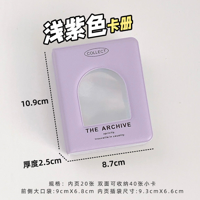 Card Holder, One-Grid, Star-Fan Mini Album