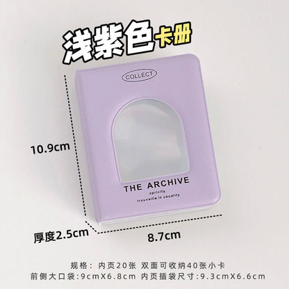 Card Holder, One-Grid, Star-Fan Mini Album