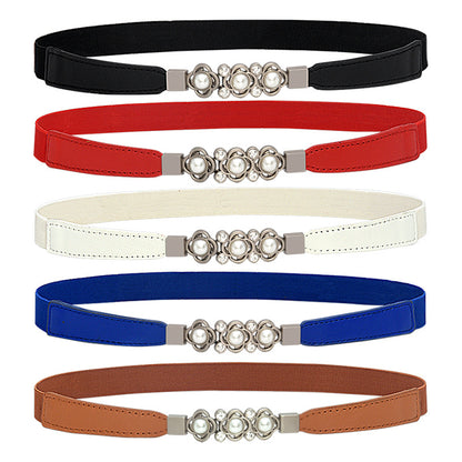 fashion Black elastic small belt