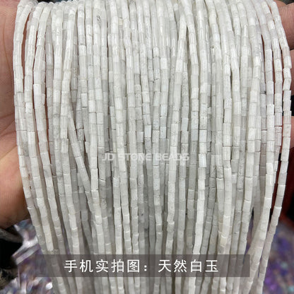 2X4mm agate round tube beads loose beads