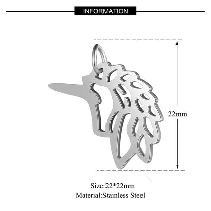 5 pcs/titanium steel jewelry connecting accessories pendant